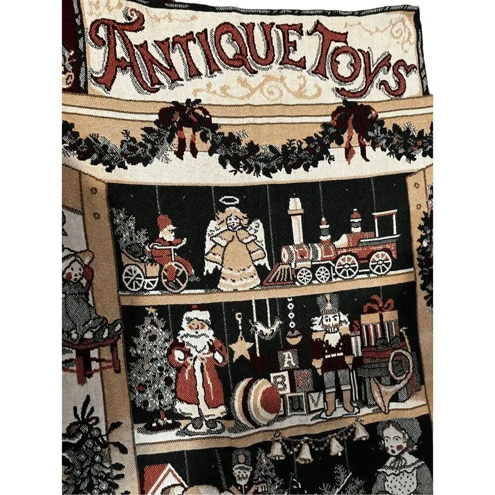 Vintage Antique Toys Tapestry Throw Blanket